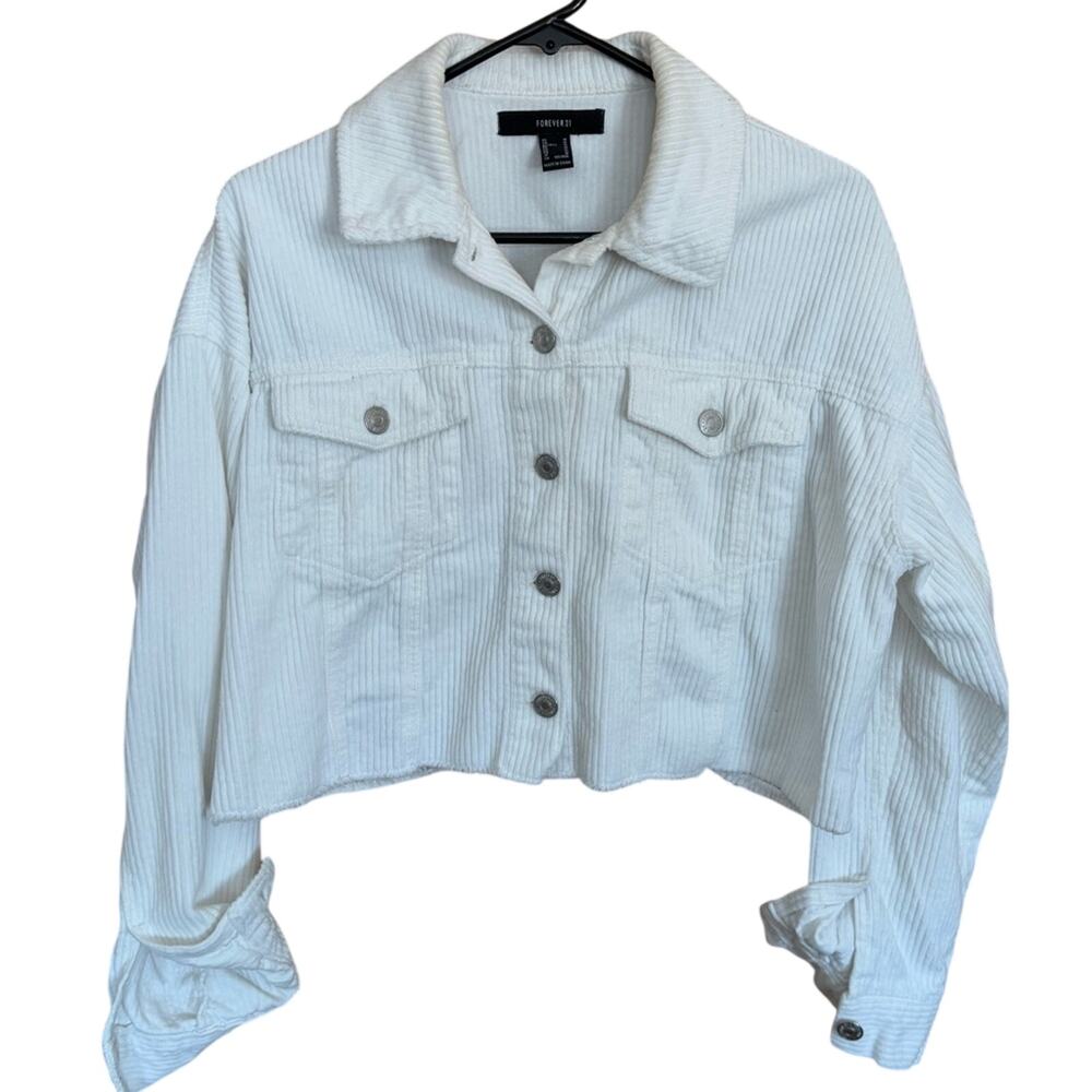 Forever21 Cropped Corduroy Jacket